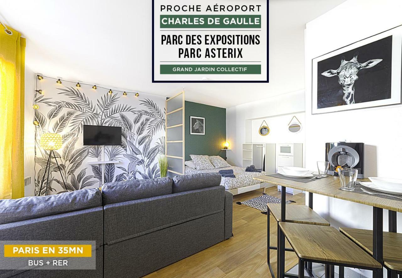 Apartament ****Jungle Chic/Aeroport Cdg Paris/Parc Asterix/Parc Des Expositions/Paris**** Gonesse Zewnętrze zdjęcie